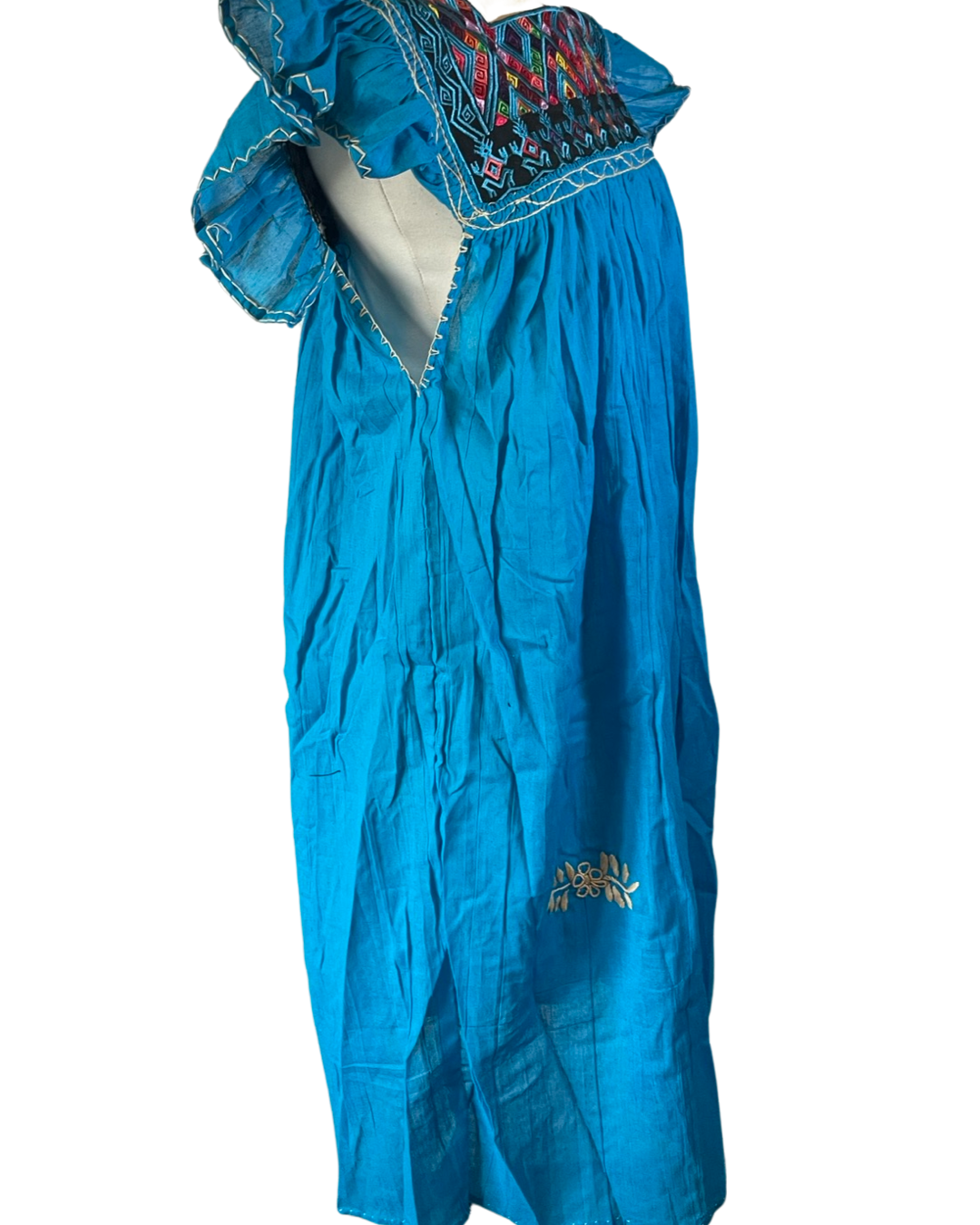 Pink and Silver – Vestido - Mulher por atacado – Vestido de jugo bordado mexicano
 (Várias cores disponíveis)17