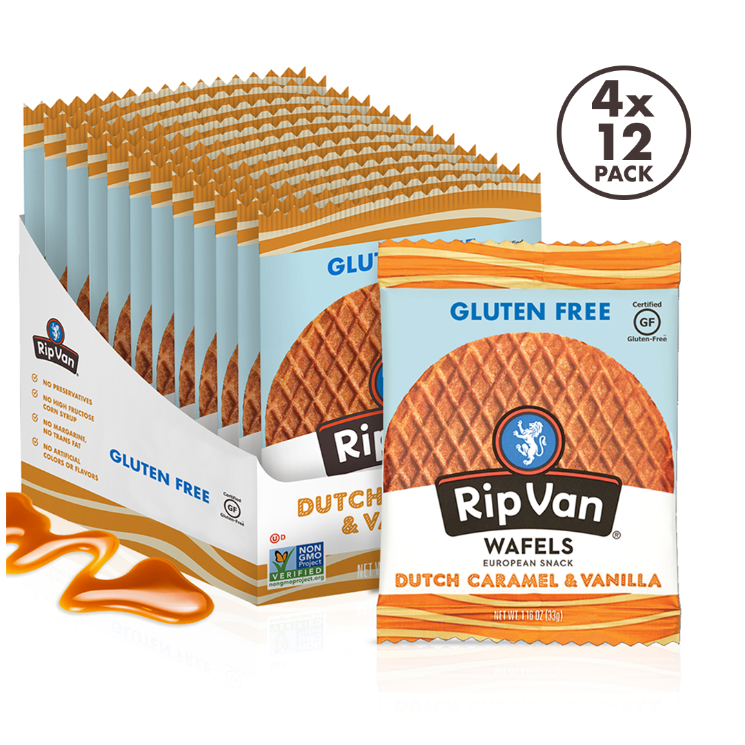 Rip Van - Wholesale Cookie - Rip Van Wafels– Dutch Caramel, Gluten Free Stroopwafels
0