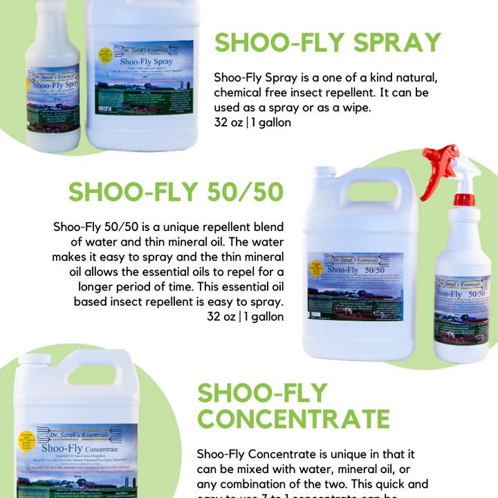 Dr. Sarah's Essentials LLC - Wholesale Insect Repellent - Shoo-Fly Plus Insect Spray2