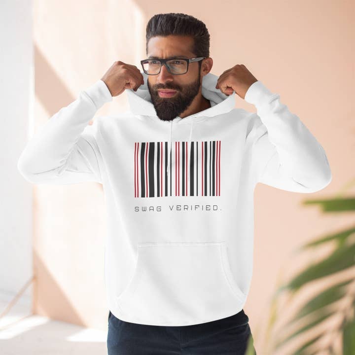 Ohhh So Swag - Wholesale Hoodie - Unisex - Swag Verified. Barcode Unisex Premium Pullover Hoodie | CA20
