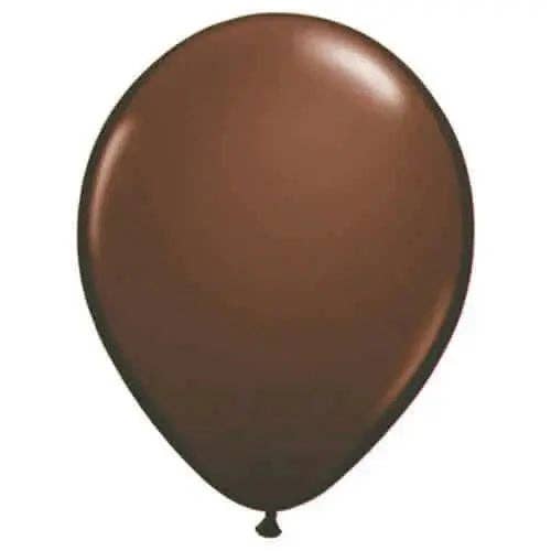 Qualatex - 11" Chocolate Brown Latex Balloons (25ct) for wholesale by Party Expo, LLC