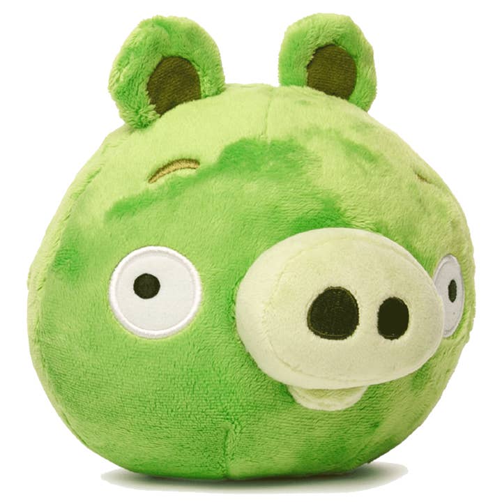Mighty Mojo Toys – wholesale Fyllda/plyschleksaker - Barn och baby – Angry Birds - Gris | Grön grisplysch