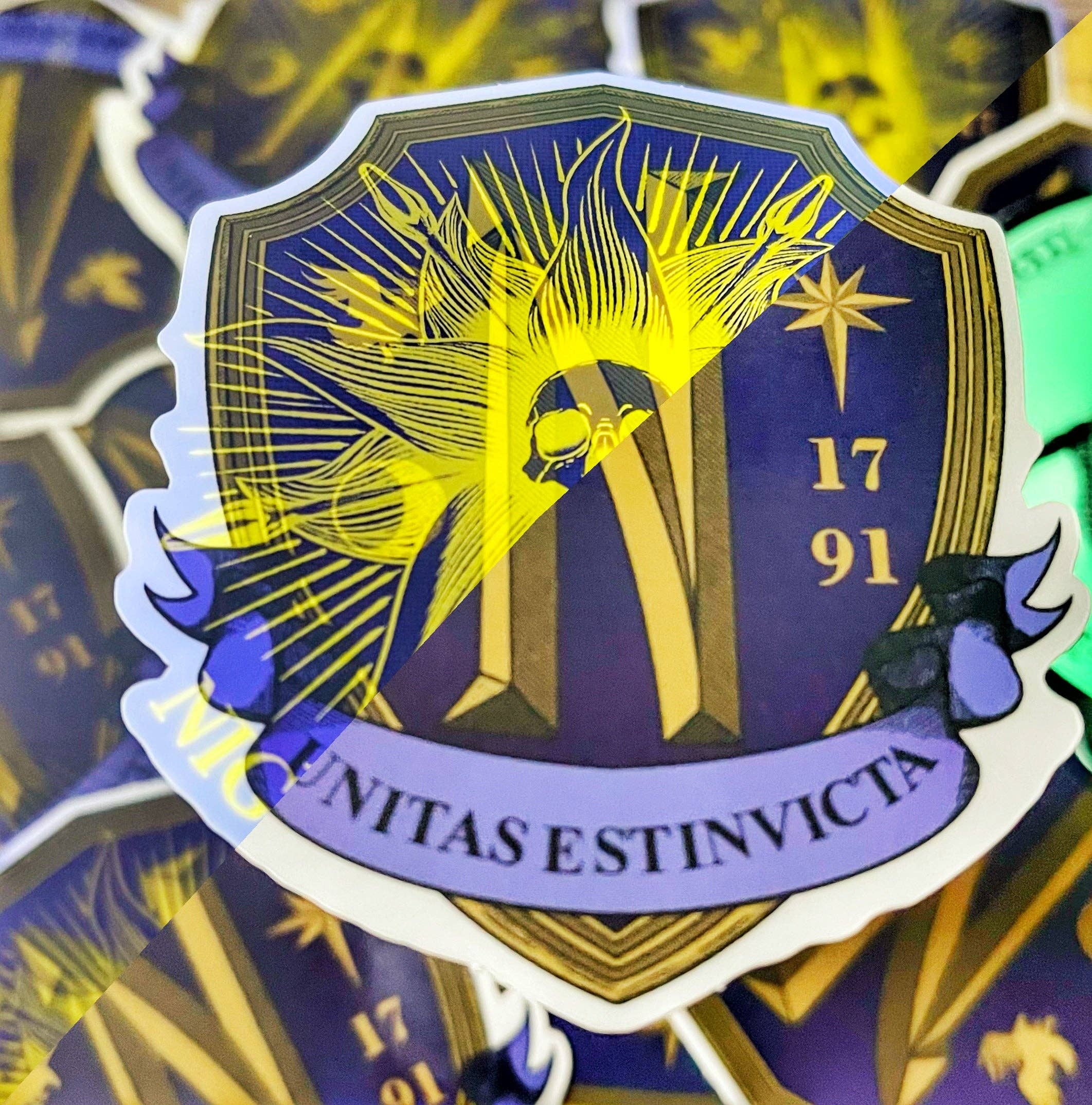 Thwwip Stickers - Wholesale Sticker - Snap Twice Secret society Sticker-clear sticker with secret uv ink.1