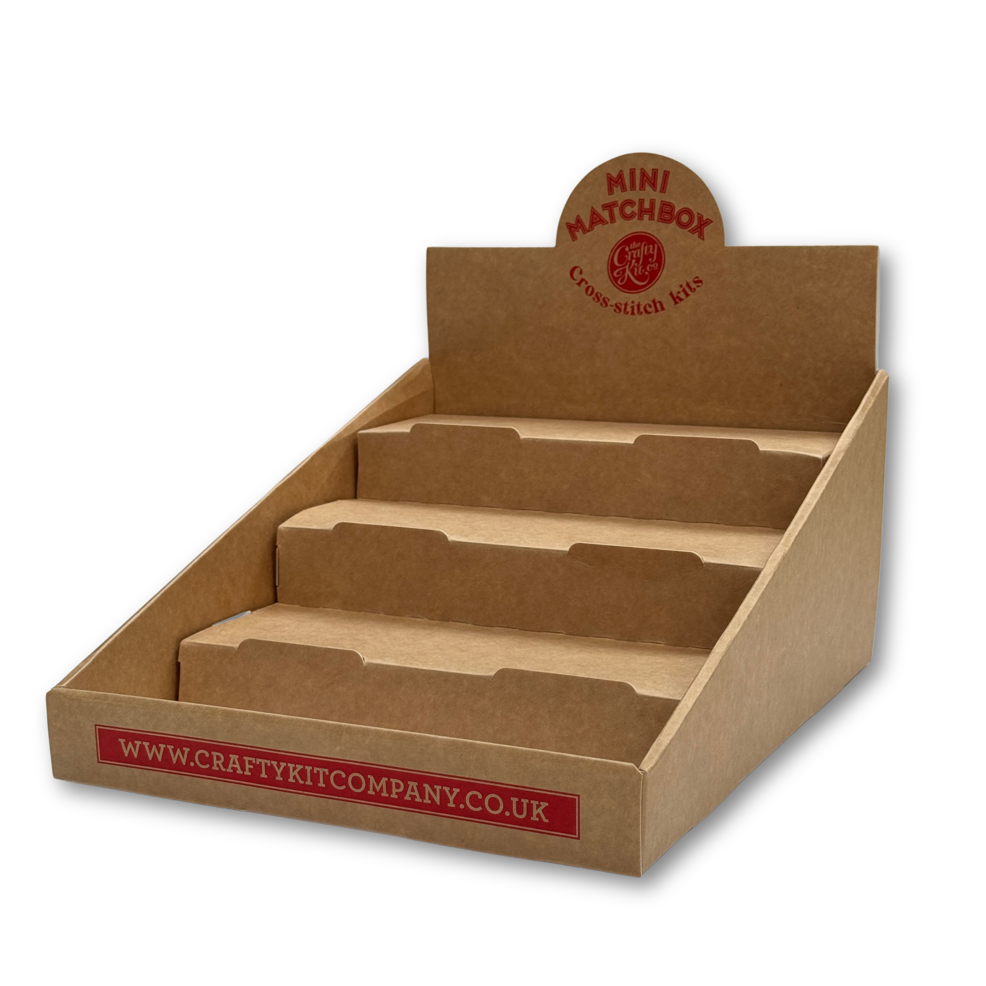 The Crafty Kit Company - Vendita all'ingrosso Espositore per rivenditori - Espositore CDU per Mini Kit di Scatole di Fiammiferi2