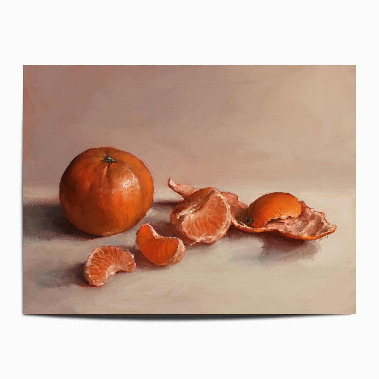 The Ugly Cat Studio - Wholesale Art Print - Clementine Still Life Art Print2