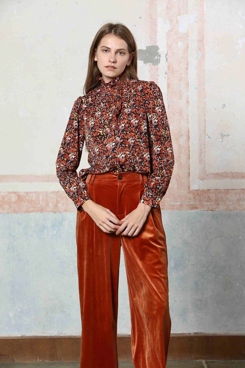 The Korner - USA – wholesale Byxor - Dam – S24242178 - Damers Vida Sammetsbyxor7