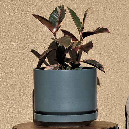 Melrose M-Modern Planter, Just Grey, 12.0"X12.0". for wholesale by Pacific Home & Garden