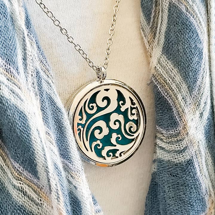 SALE! Aromatherapy Necklace, Nautical Necklace for wholesale by Piccadilly Pendants