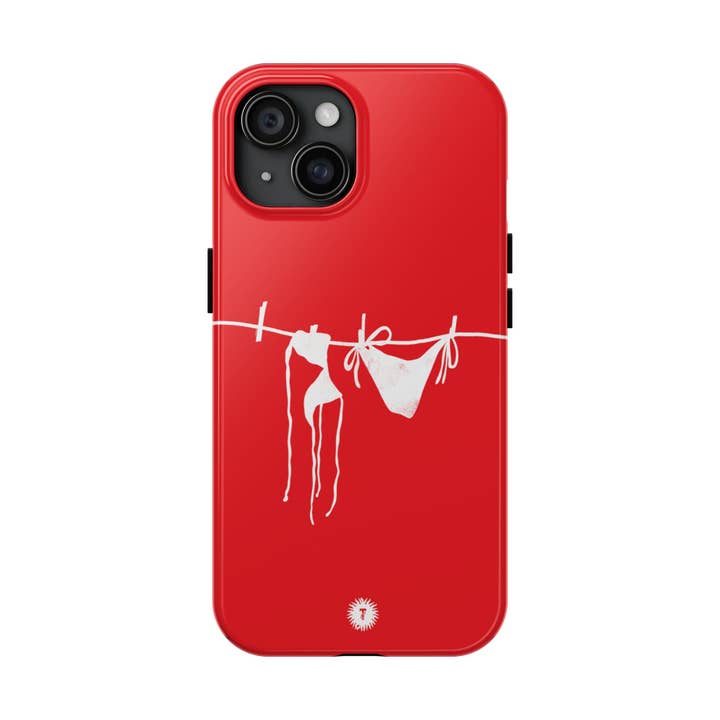 Red Bikini Phone Case for wholesale by Thursday’s Child Creative Studio
