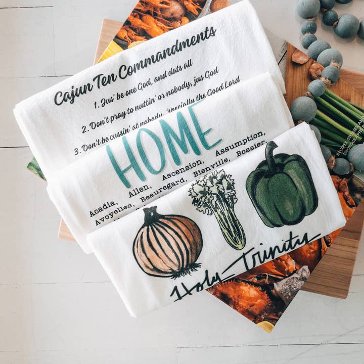 Pelican Provision Co. - Wholesale Tea Towel - Holy Trinity Kitchen Towel1