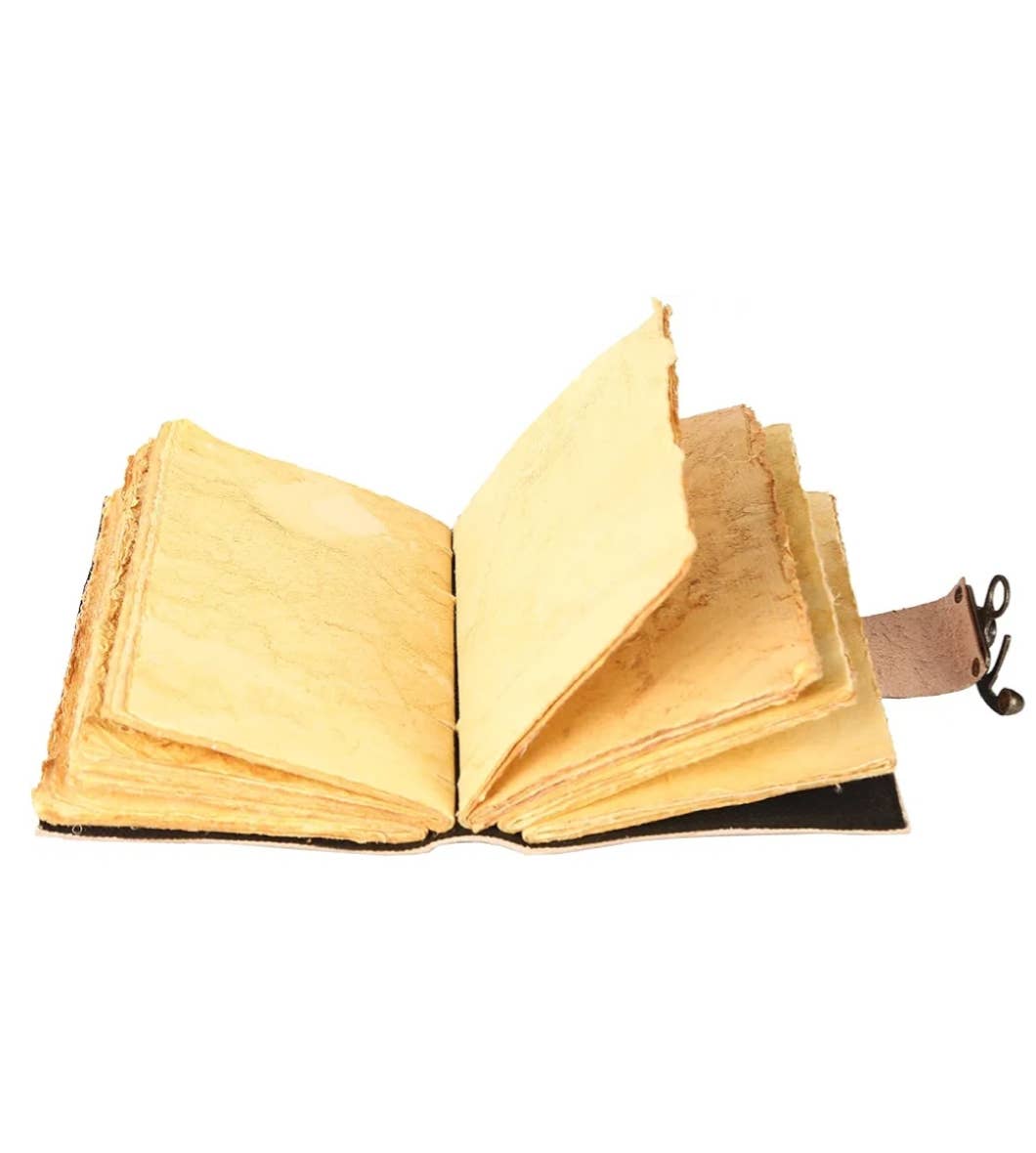 Jay mataji Handicrafts - Wholesale Journal/Diary - vintage leather journal with deckle edge paper third eye3