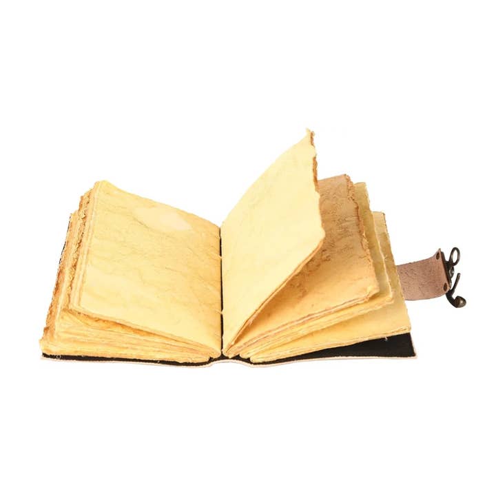 Jay mataji Handicrafts - Wholesale Journal/Diary - vintage leather journal with deckle edge paper third eye3