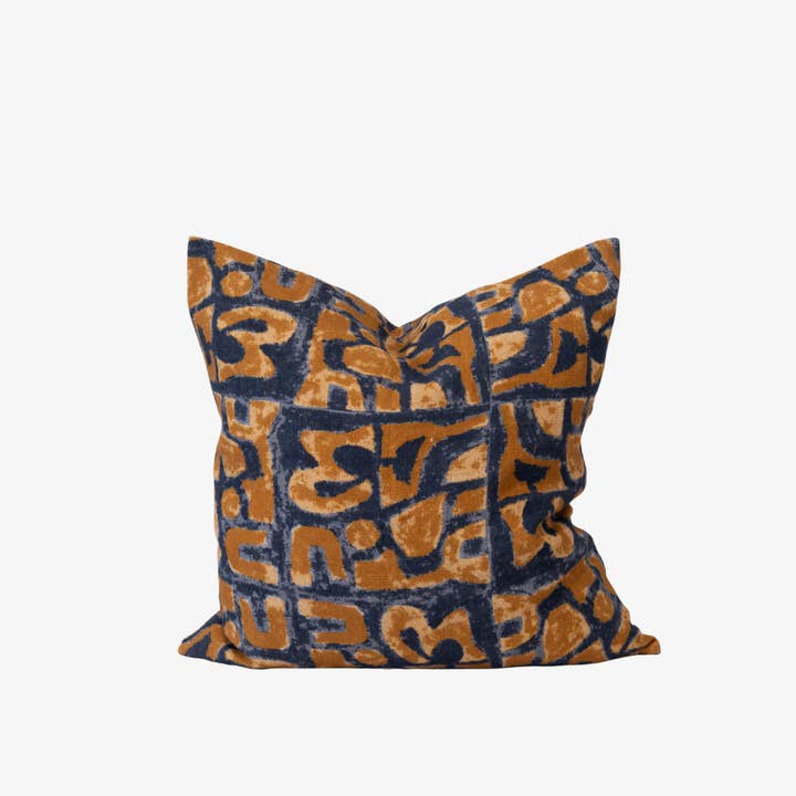 Housse de Coussin PeeKay - Bleu & Moutarde pour la vente par Eadie Lifestyle