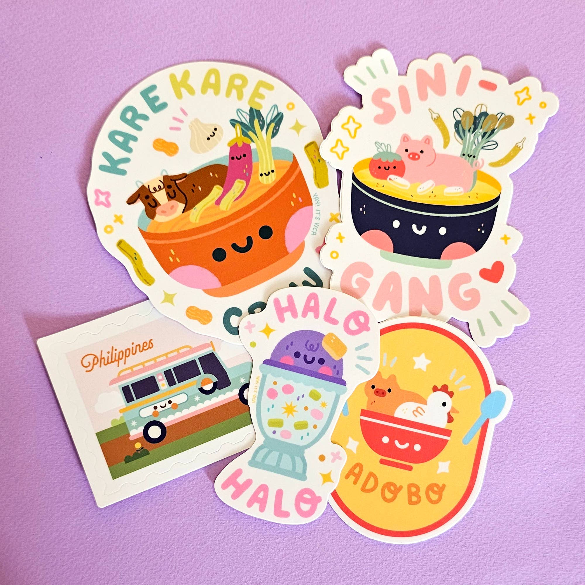 Yay! It's Vica – Adesivo por atacado – Autocolante de Selo de Jeepney das Filipinas4