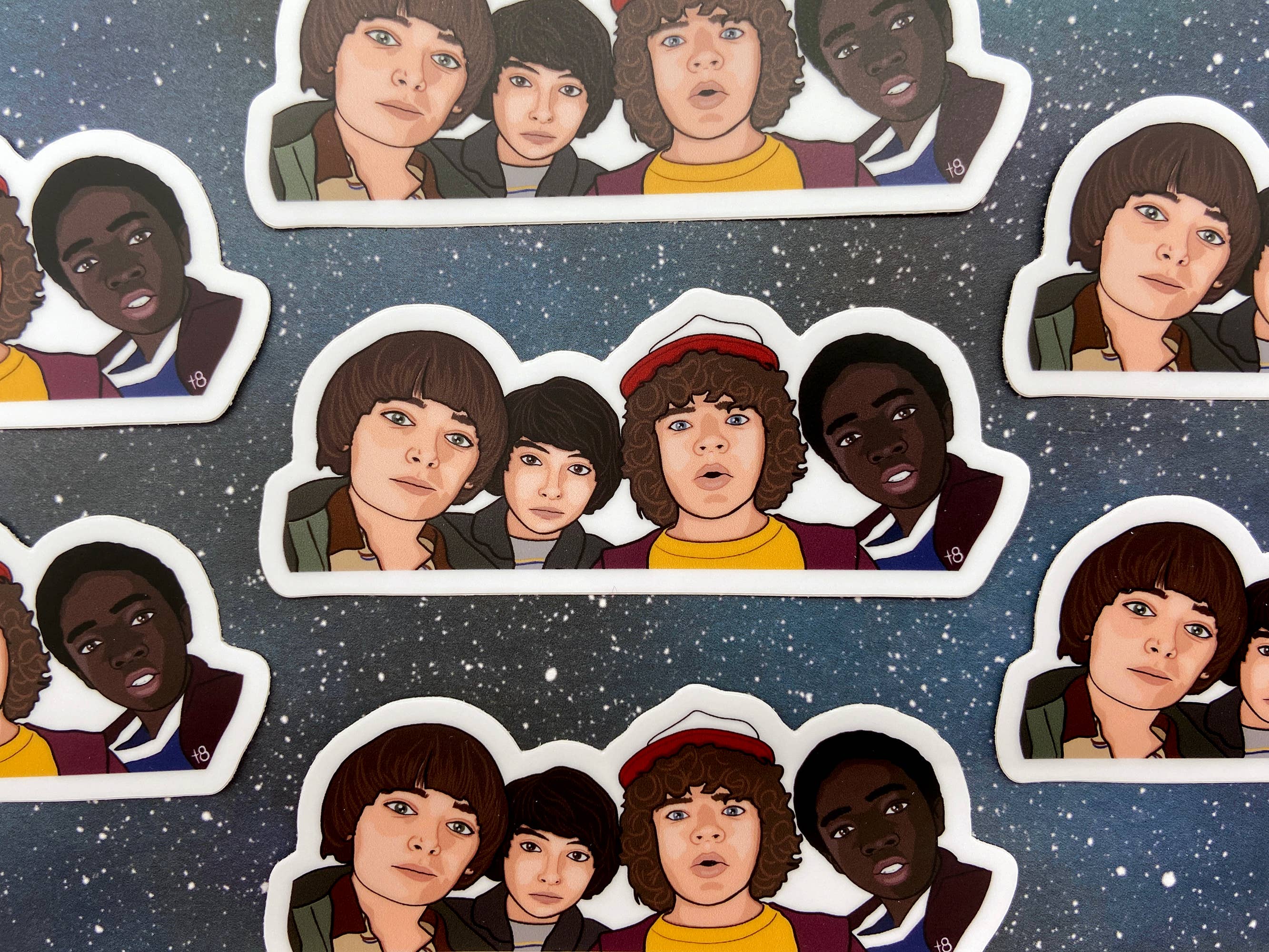 The Red Swan Shop - Wholesale Sticker - Vinyl Decal - Will Mike Dustin and Lucas - Stranger Things1