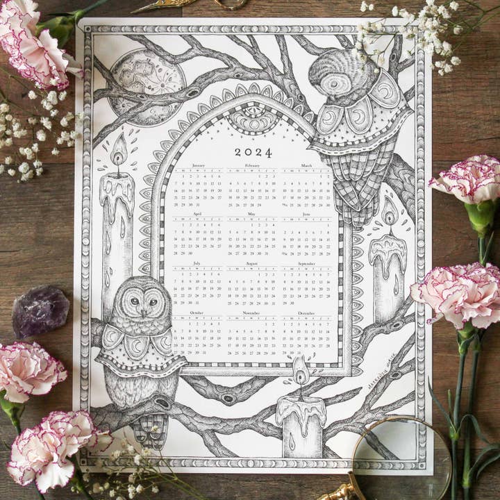 Duskdreams | Jaarkalender 2025 Keepsake voor wholesale door Mackenzie Myrick Studio