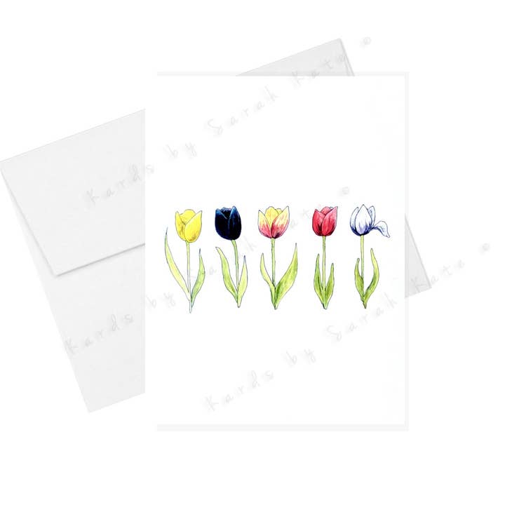 Tulips Greeting Card for wholesale by Kards