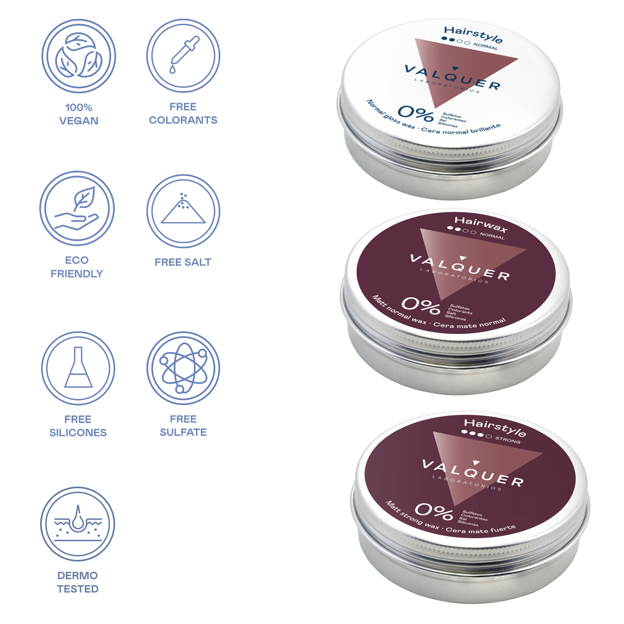 Valquer Laboratorios - Wholesale Hair Styling Gel/Mousse - Shiny hair wax - 100 ml4