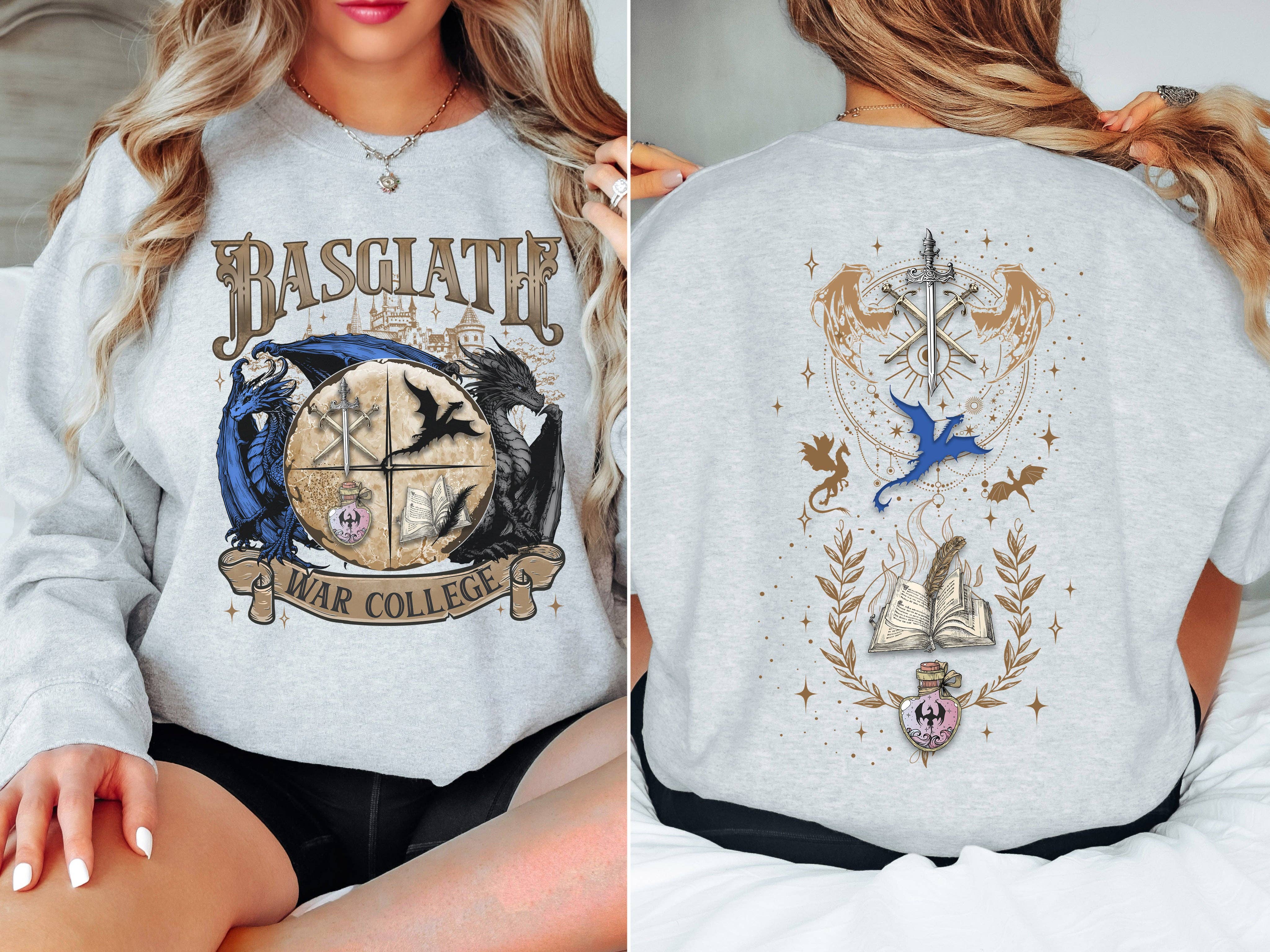 MagicMerchEmporium - Wholesale Graphic Sweatshirt - Women's - Basgiath War College 2 Sweatshirt0
