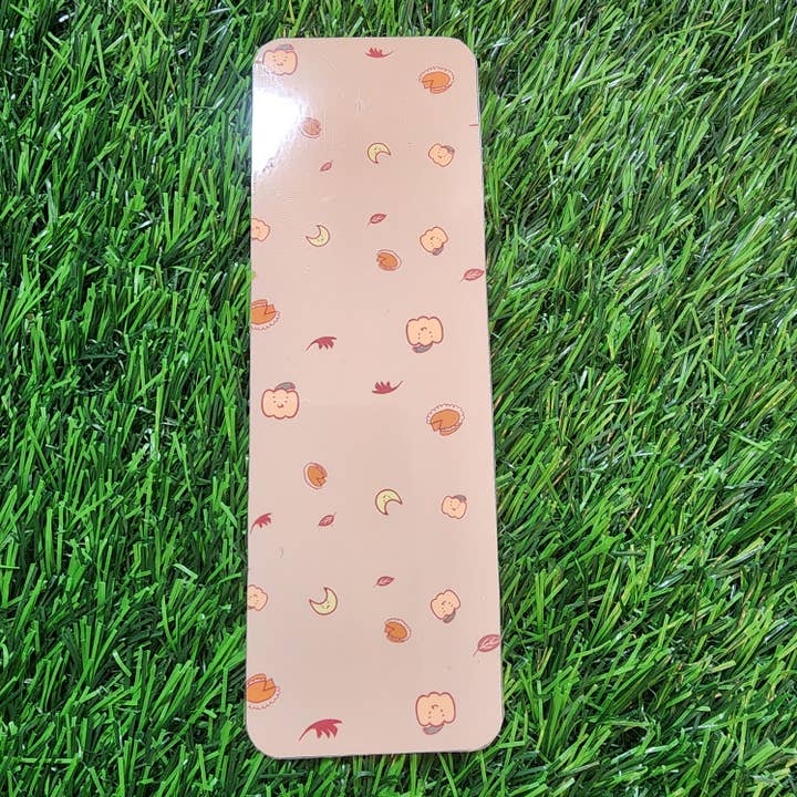 Cute Autumn Icons Laminated Bookmark for wholesale by Secret Sheepie