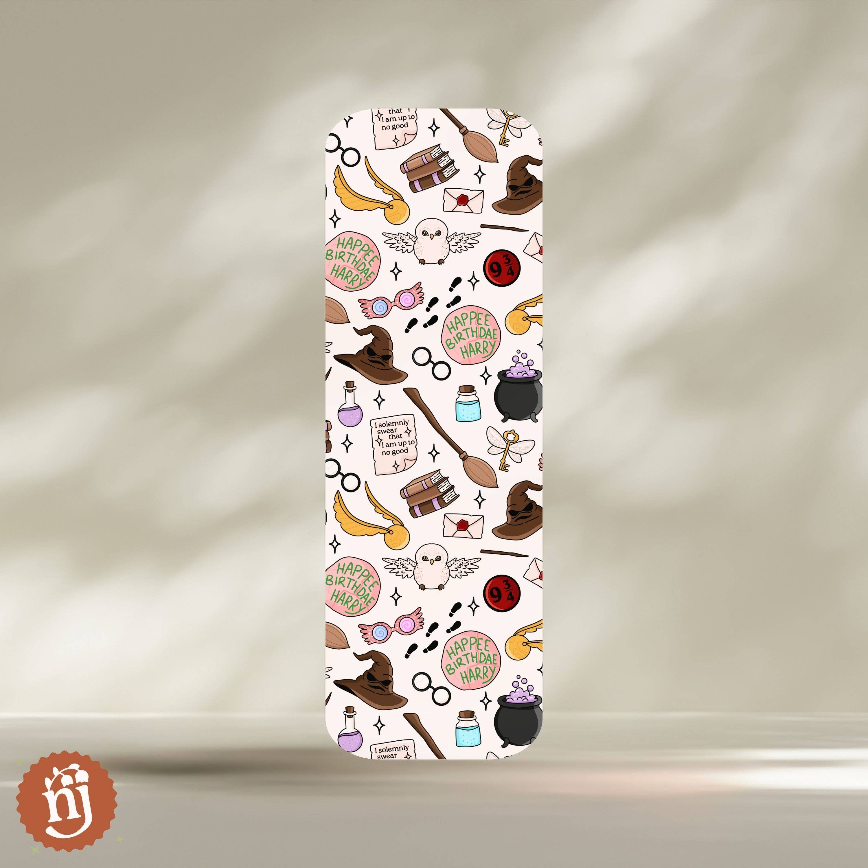 Nearly June Design Co - Wholesale Bookmark - Harry Potter Inspired Magic Wizard Bookmark