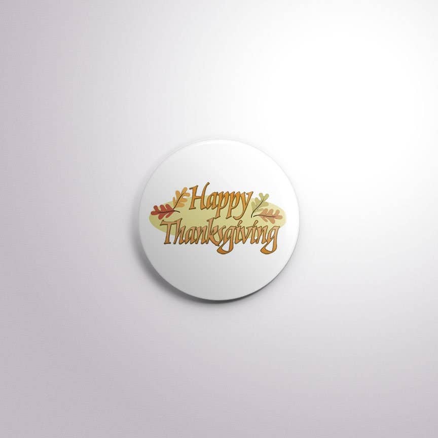 Exchangeables Badge Reels - Wholesale Badge Accessory - Women's - Exchangeable Badge Button Thanksgiving0