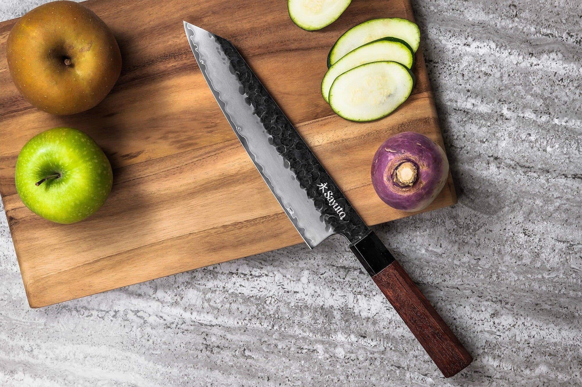 Les Découpeurs - Wholesale Kitchen/Utility Knife - Sayuto Sequoia San Mai Chef's Knife 21cm1