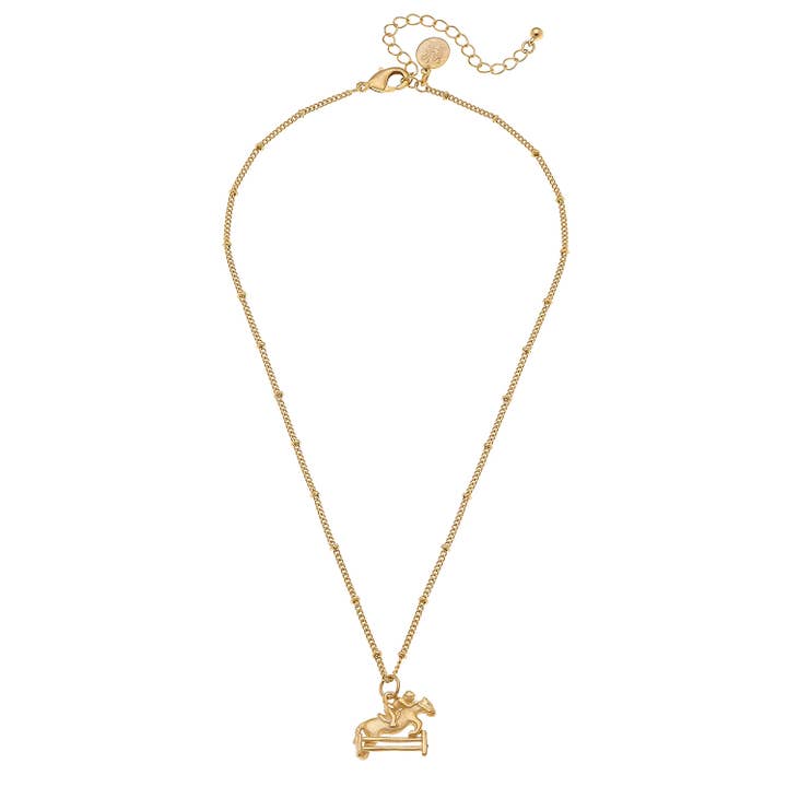 Dainty Cheval Pull Collier pour la vente par Susan Shaw