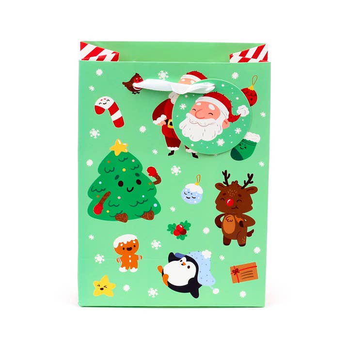 Puckator Ltd - Wholesale Gift Bag - Christmas Jingle Bunch Gift Bag Medium1