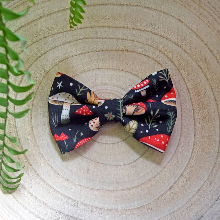 CrazyCoolCat - Wholesale Pet Bow Tie - Cat/Dog - Mushroom Cat or Dog Bowtie - Autumn Pet Bow Tie