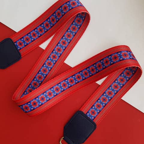 Soft bag handle with patterns I Several colors for wholesale by Meanwhile Boutique