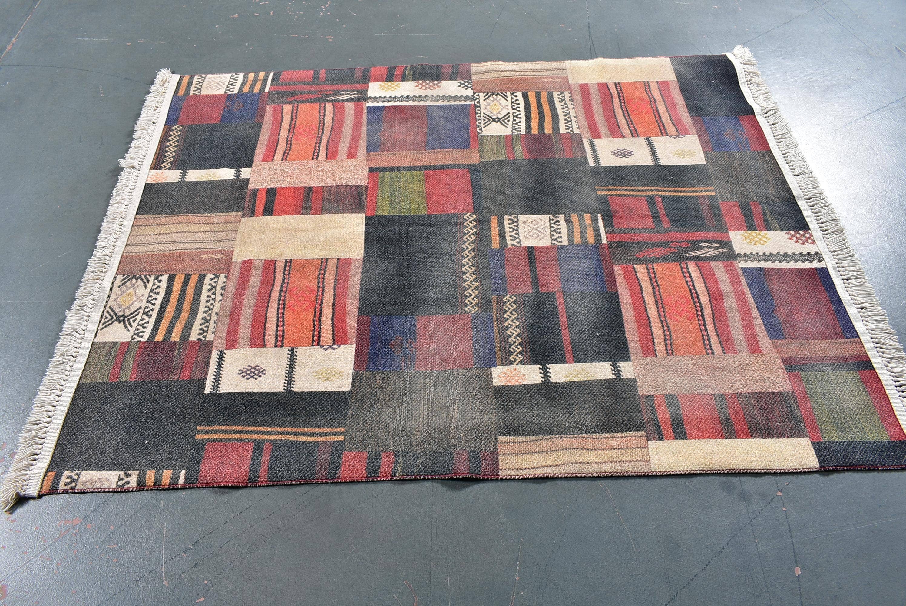 The Loom Wholesale - Wholesale Area rug - Vintage Tribal Kilim, Colorful Turkish Rug, SCR-18412