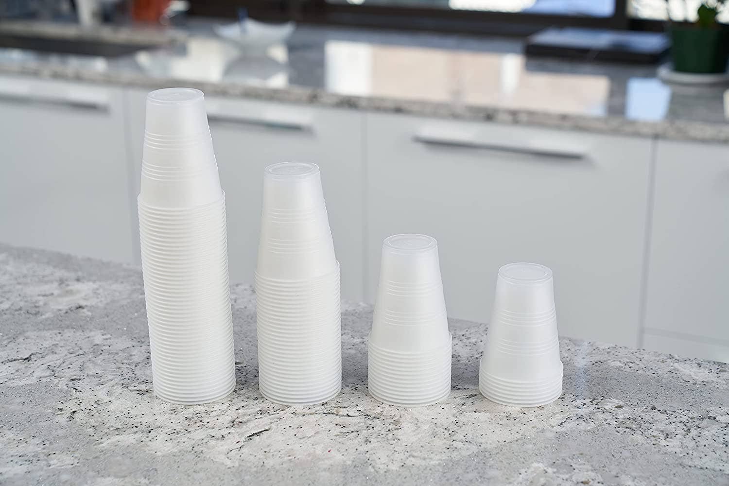 EcoQuality – wholesale Disposable cup – 3Oz Translucent Plastic Cups - Disposable Cold Drink, Soda6