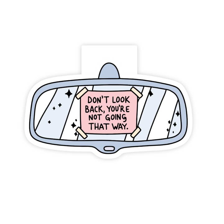 Don't look back Magnetic Bookmark for wholesale by Paper Giggles