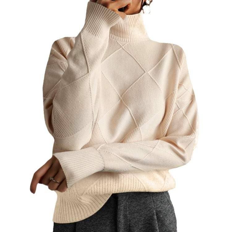 Flarix - Wholesale Knit Sweater - Women's - cozy turtleneck knit top for winter days10