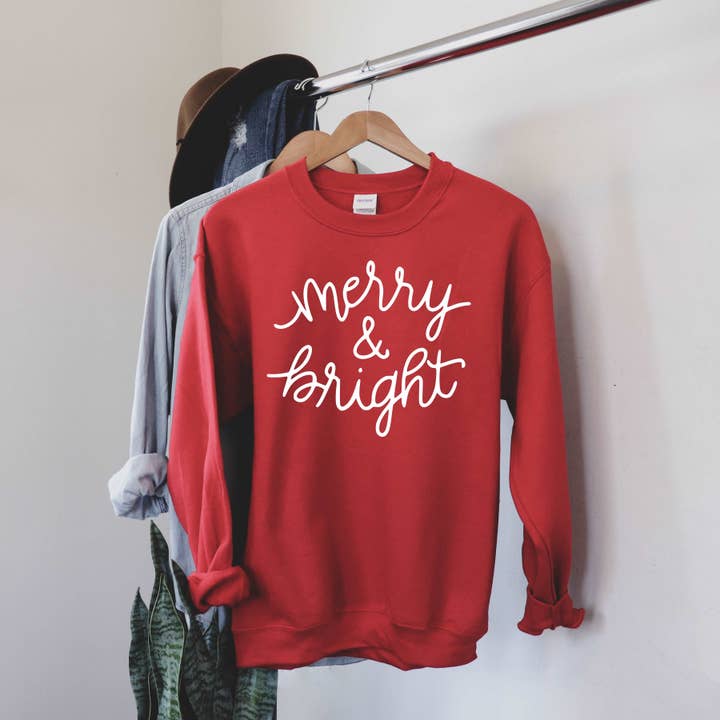 Merry & Bright - Rouge pour la vente par Sunfire Tees
