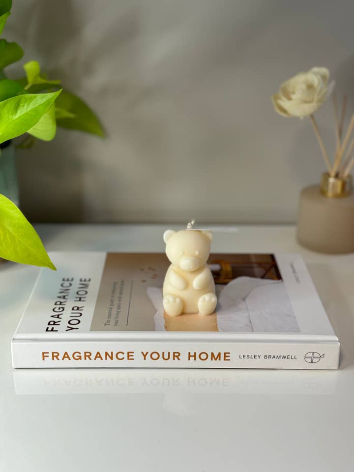 Mini Teddy Bear Candle for wholesale by Allure Wax Works