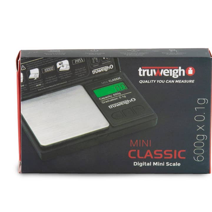 Cannatron - Wholesale Kitchen Tool/Gadget - Truweigh Mini Classic Scale - 600g x 0.1g0