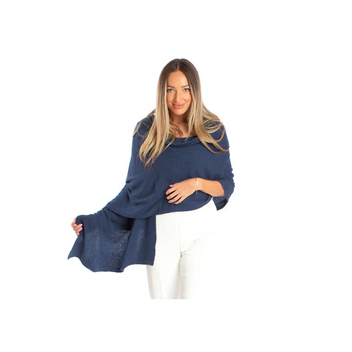 Creatico - Wholesale Wrap - Women's - House of Conti Firenze Cashmere Large Stole & Travel Wrap23
