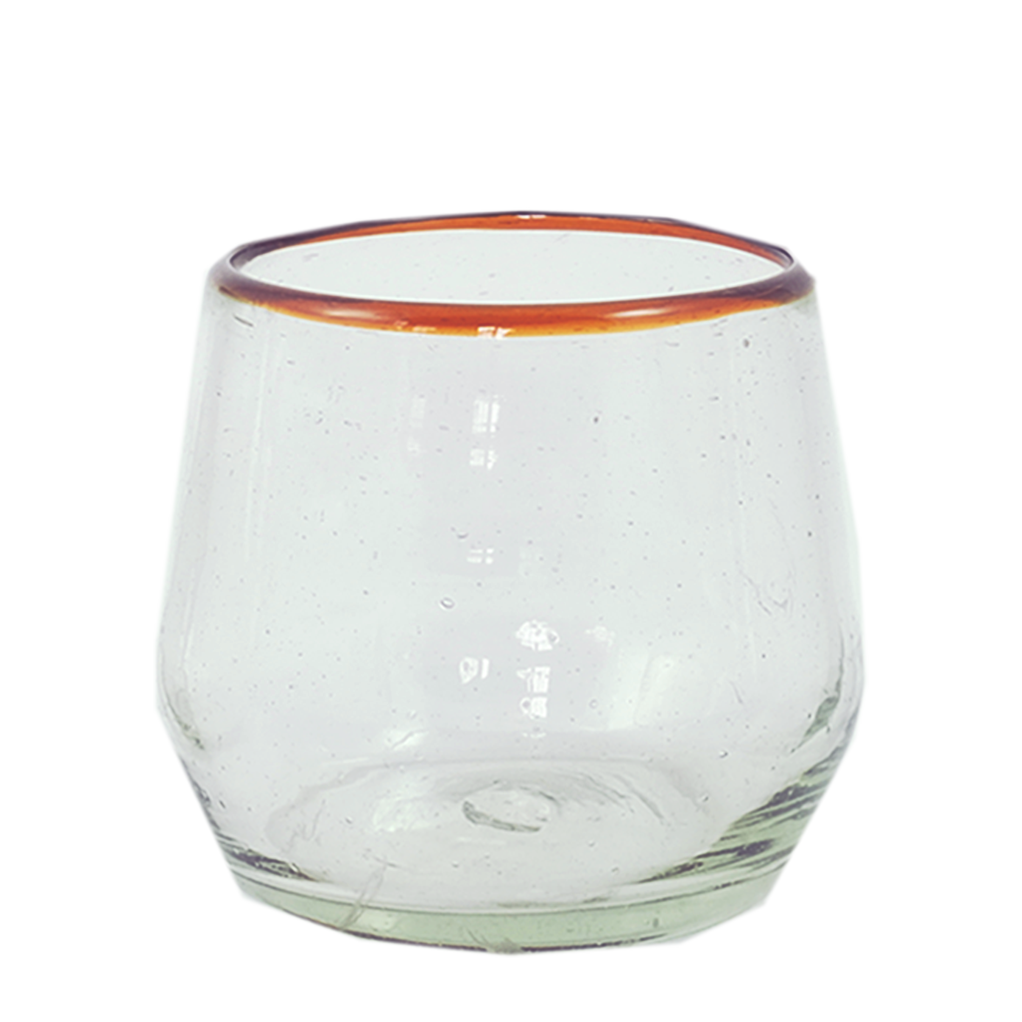 Sobremesa – wholesale Vinglas – Amber Rim Roly Stjälklöst Vinglas | Barutrustning, Glasartiklar4