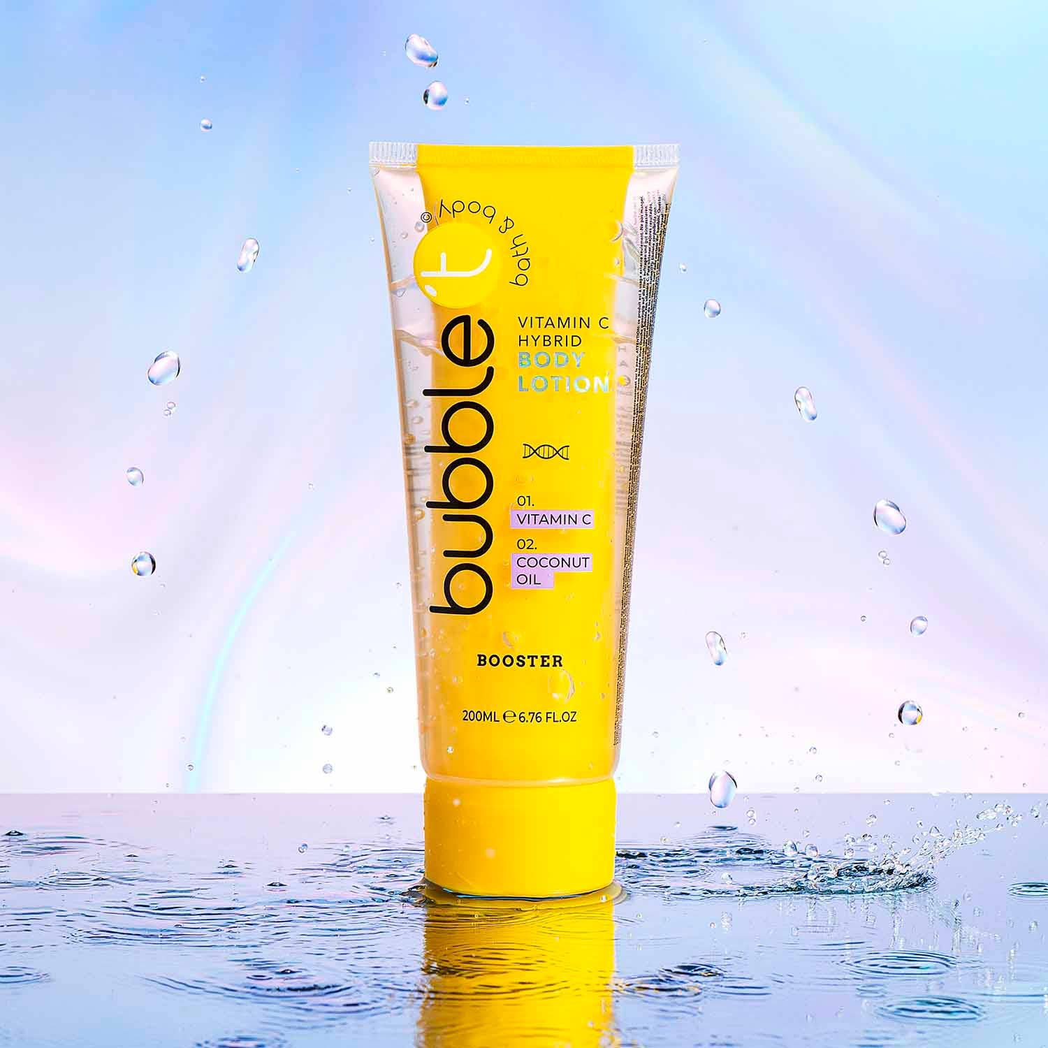 Bubble T Cosmetics - Vente Crème/lotion pour le corps - Duo de lotions pour le corps à la vitamine C et à l'huile de coco - 200 ml