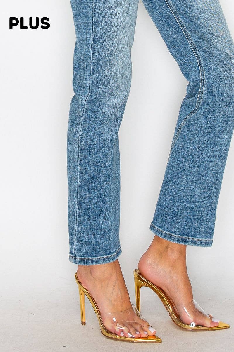 ARTEMIS VINTAGE - Wholesale Jeans - Women's -  PLUS - TUMMY CONTROL HIGH RISE STRAIGHT JEANS 3