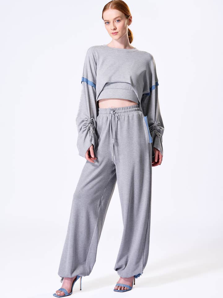 Ensemble trois pièces Gray Luxe Leisure
pour la vente par The Fifth Week