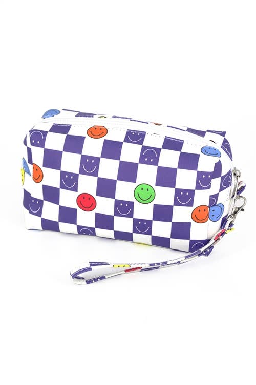 MYS Wholesale Inc - Wholesale Pouch - Women's - Smile Face Pouch With Wrist Strap2