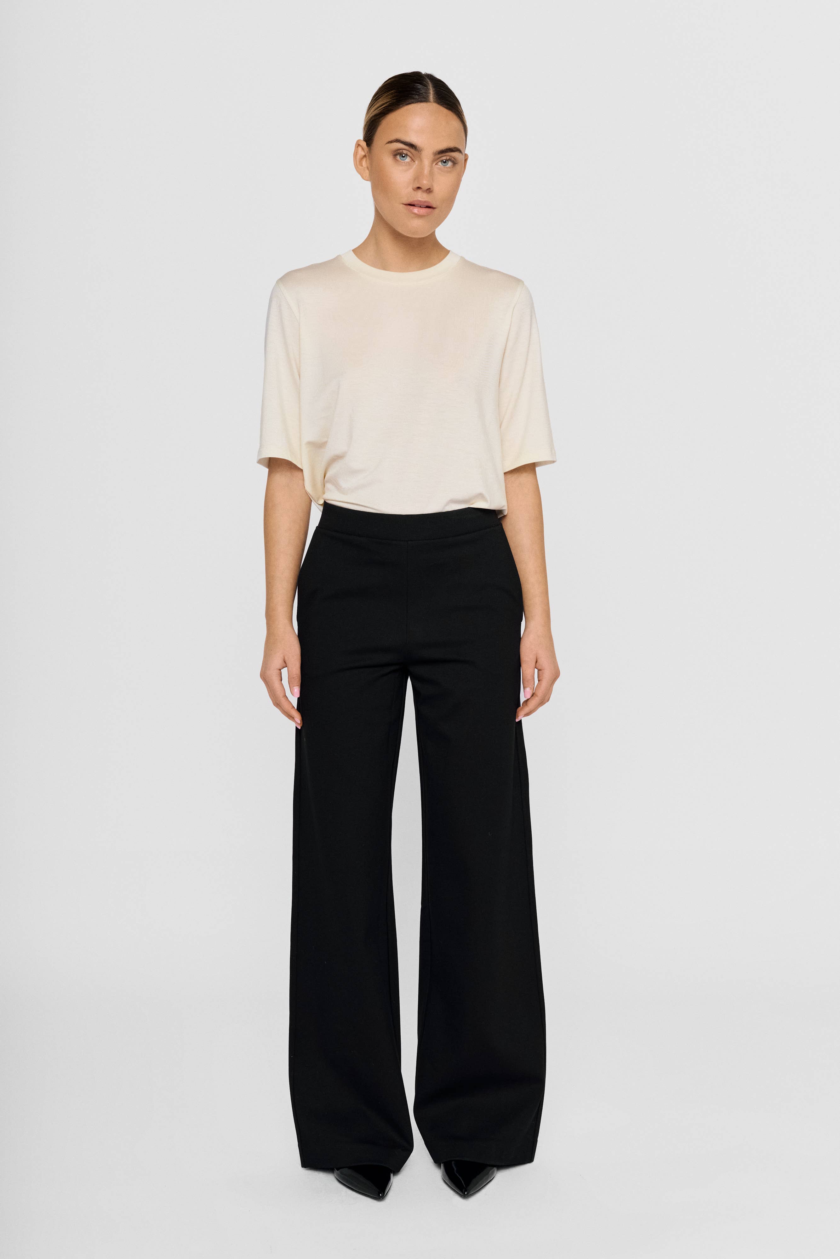 Leia Wide Pants – Black for wholesale on Faire1