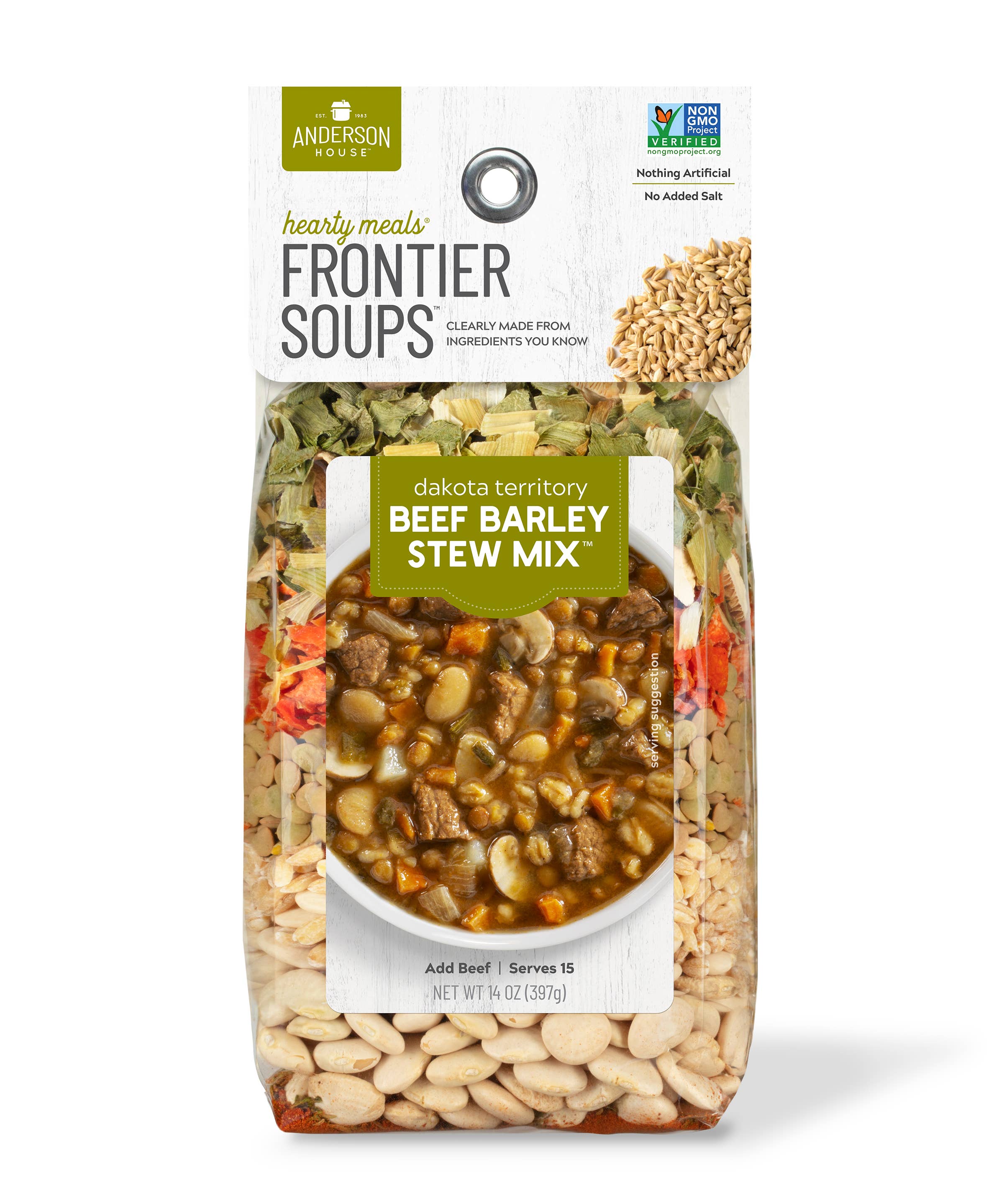 Anderson House | Frontier Soups - Wholesale Soup - Dakota Territory Beef Barley Stew Mix*