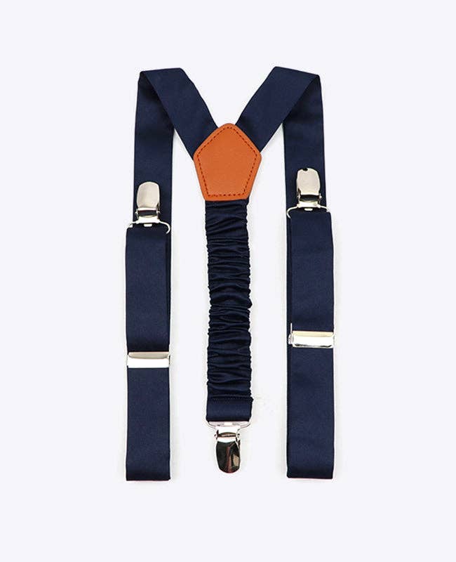 Unipap's - Wholesale Suspenders - Kids - Child Suspenders Blue No. 1 in Polyester "Ernest"0