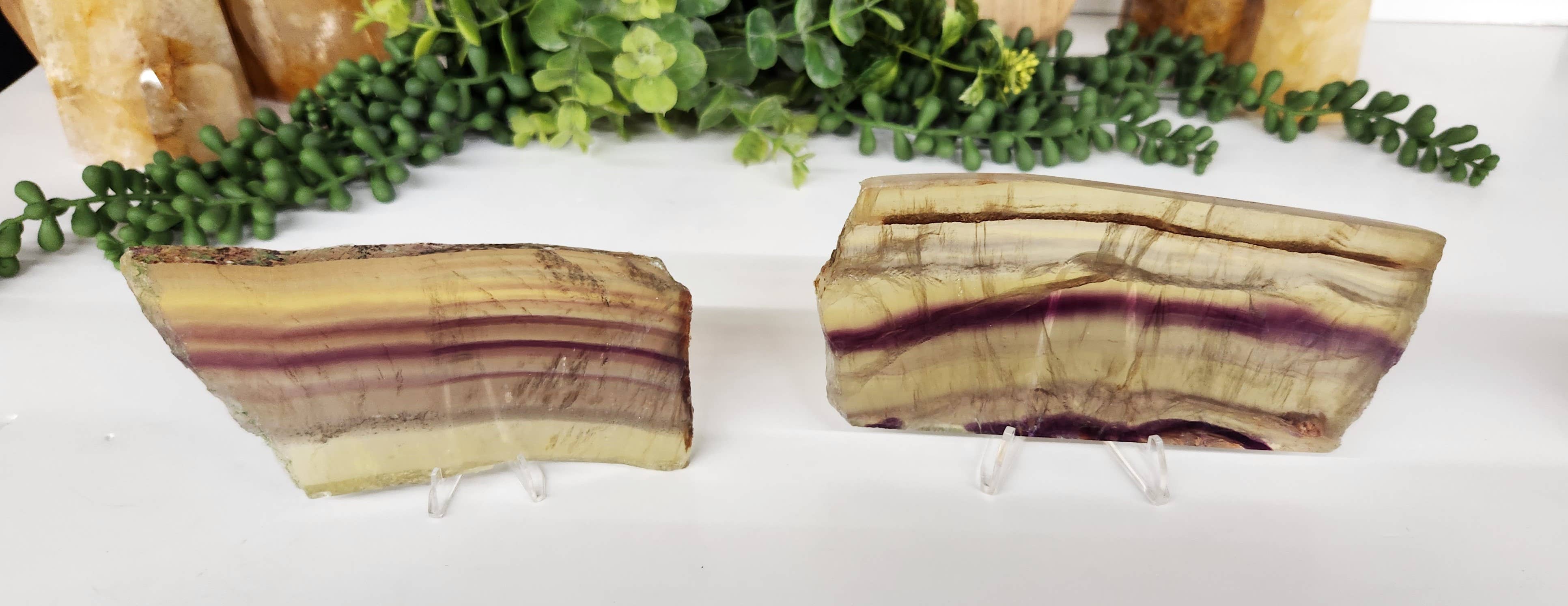 Meraki Gemstones – Pedra/cristal espiritual por atacado – Lajes de Fluorita Amarela AAA Qualidade4