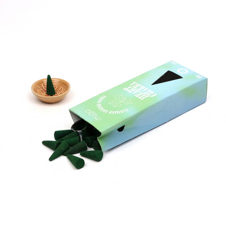 Myga - Vente Encens - Cônes d'encens Chakra & Chance avec support - Présentoir complet3