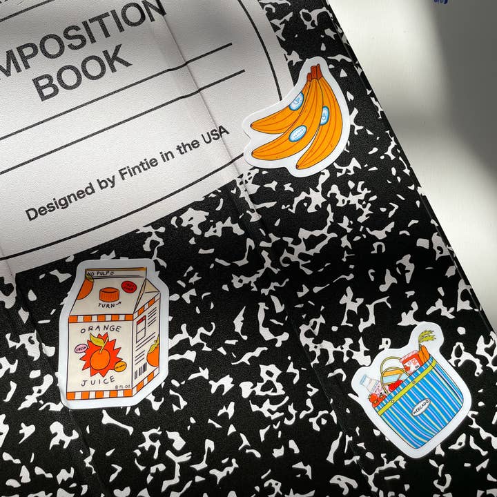 With Love, Coral - Wholesale Sticker - Mercado Bag Grocery Sticker4